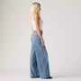 Lightweight Cinch Wide Leg Jeans
