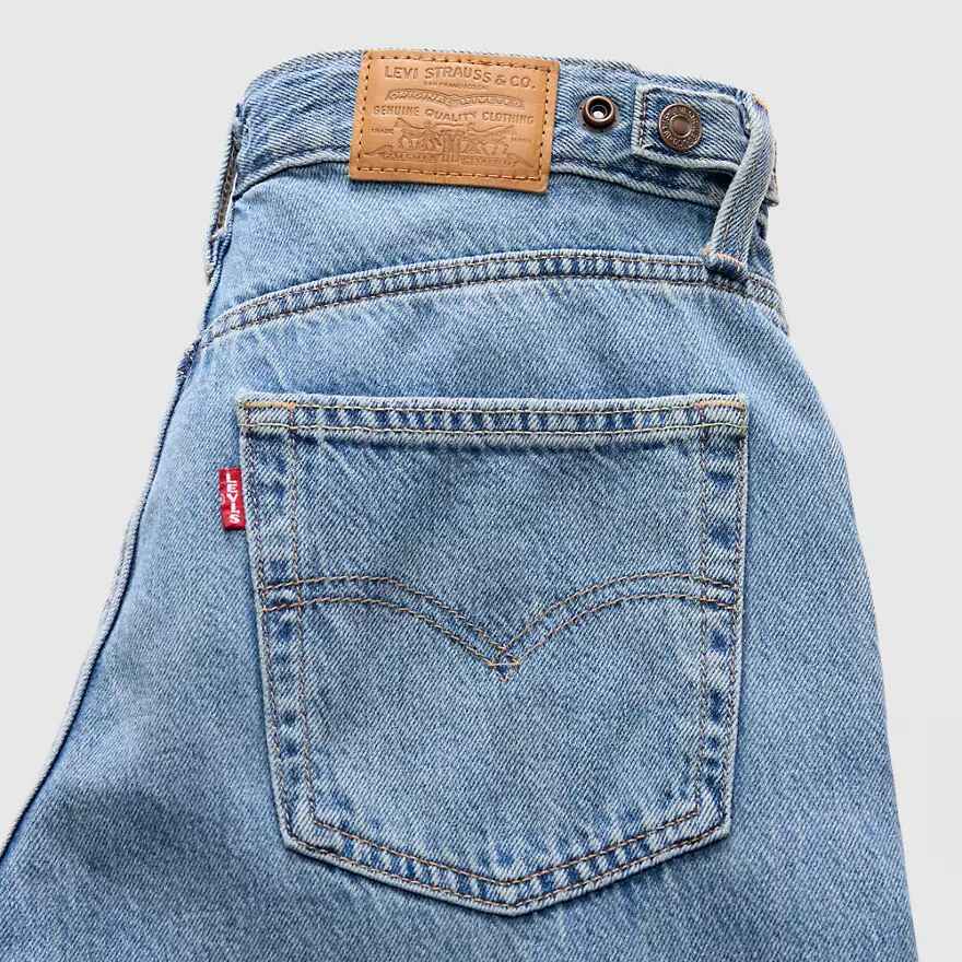 Lightweight Cinch Wide Leg Jeans
