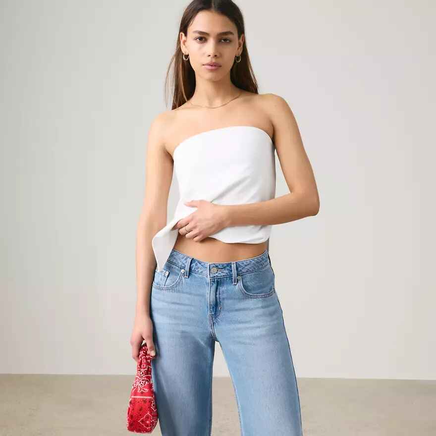 Lightweight Low Loose Jeans