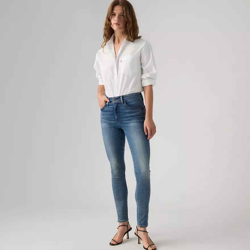 721 Skinny Jeans Mit Hohem Bund