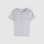 Dry Goods Pointelle Short-sleeve Henley