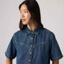 Logan Denimshirt Mit Kurzen Ärmeln