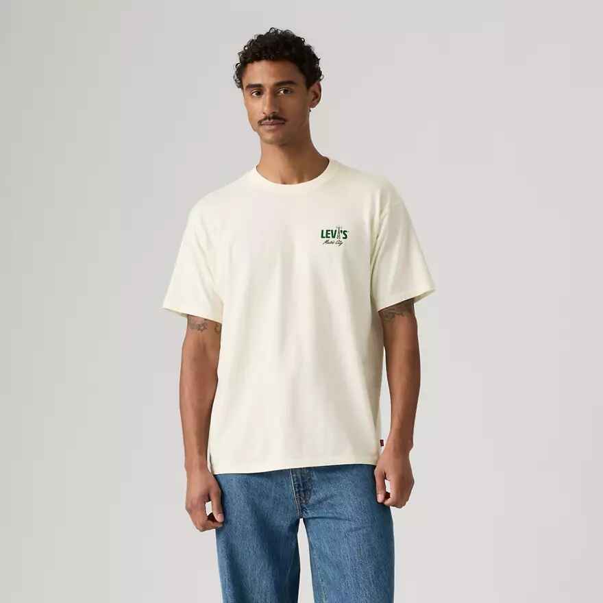 Vintage Fit T-shirt Mit Grafik