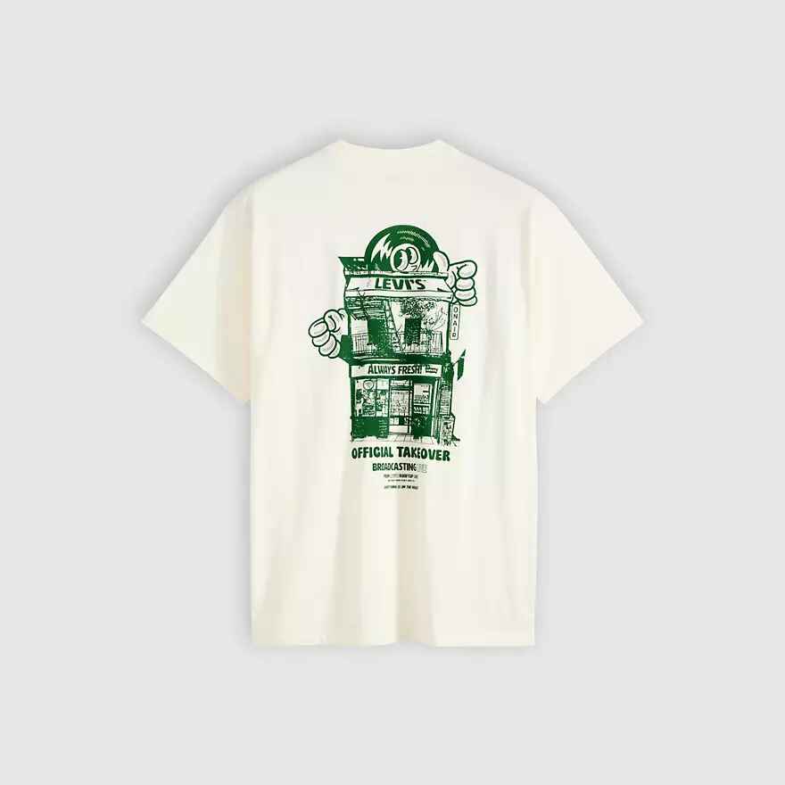 Vintage Fit T-shirt Mit Grafik