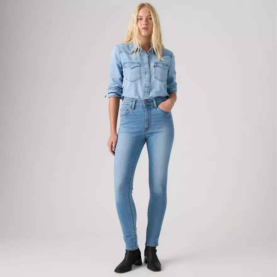 721 Skinny Jeans Mit Hohem Bund