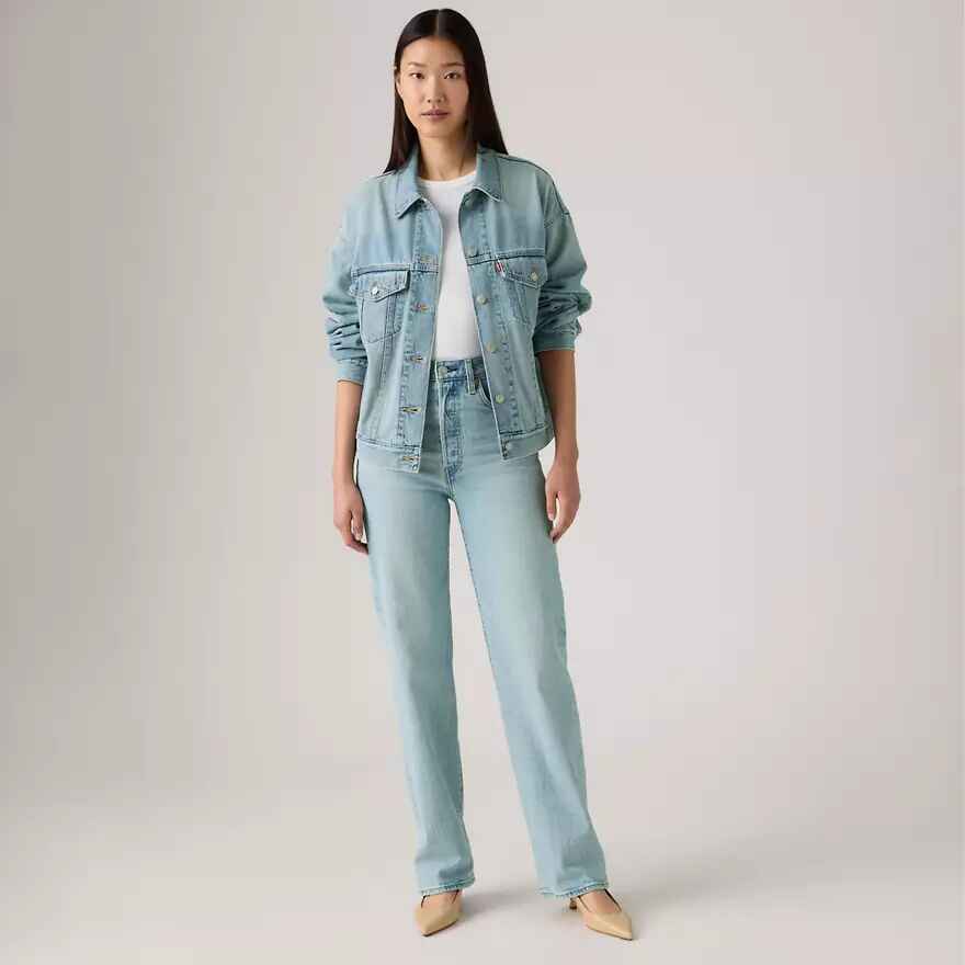 Durchgehende Ribcage Jeans