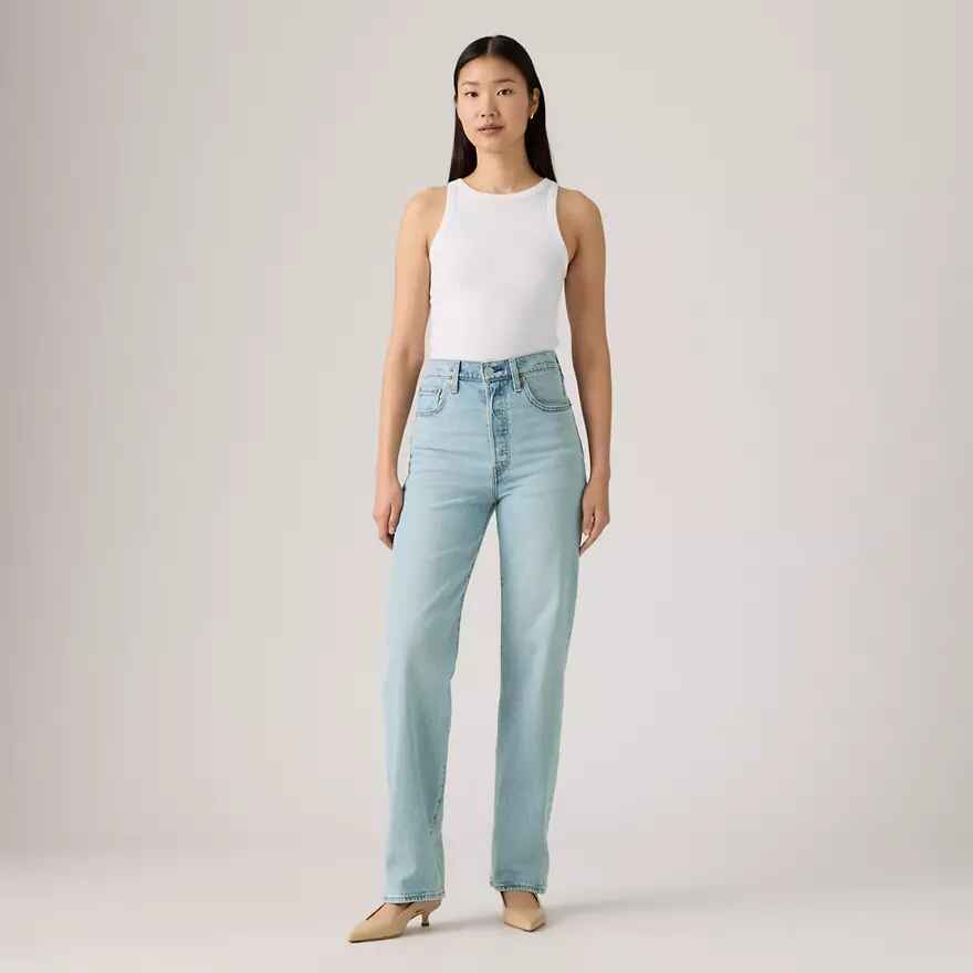 Durchgehende Ribcage Jeans