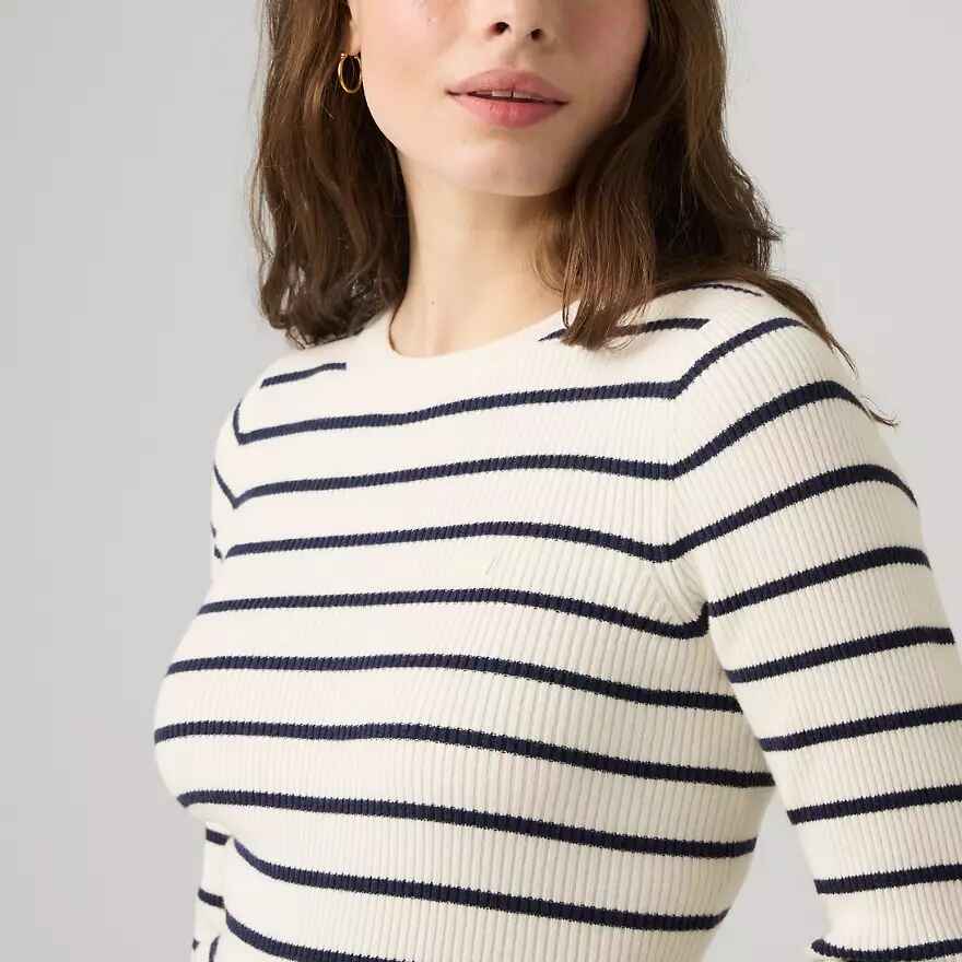 Crewneck Rib Sweater
