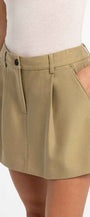 Mini-Skort mit Bundfalten