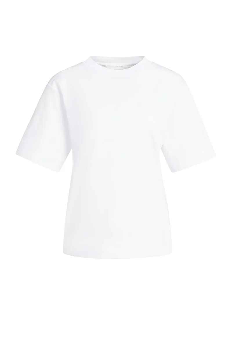 Shirt mit Rundhalsausschnitt und halblangen Ärmeln