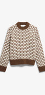 GEPUNKTETER WOLLSTRICKPULLOVER