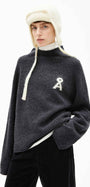 ICONIC Å BOUCLÉ-STRICKPULLOVER