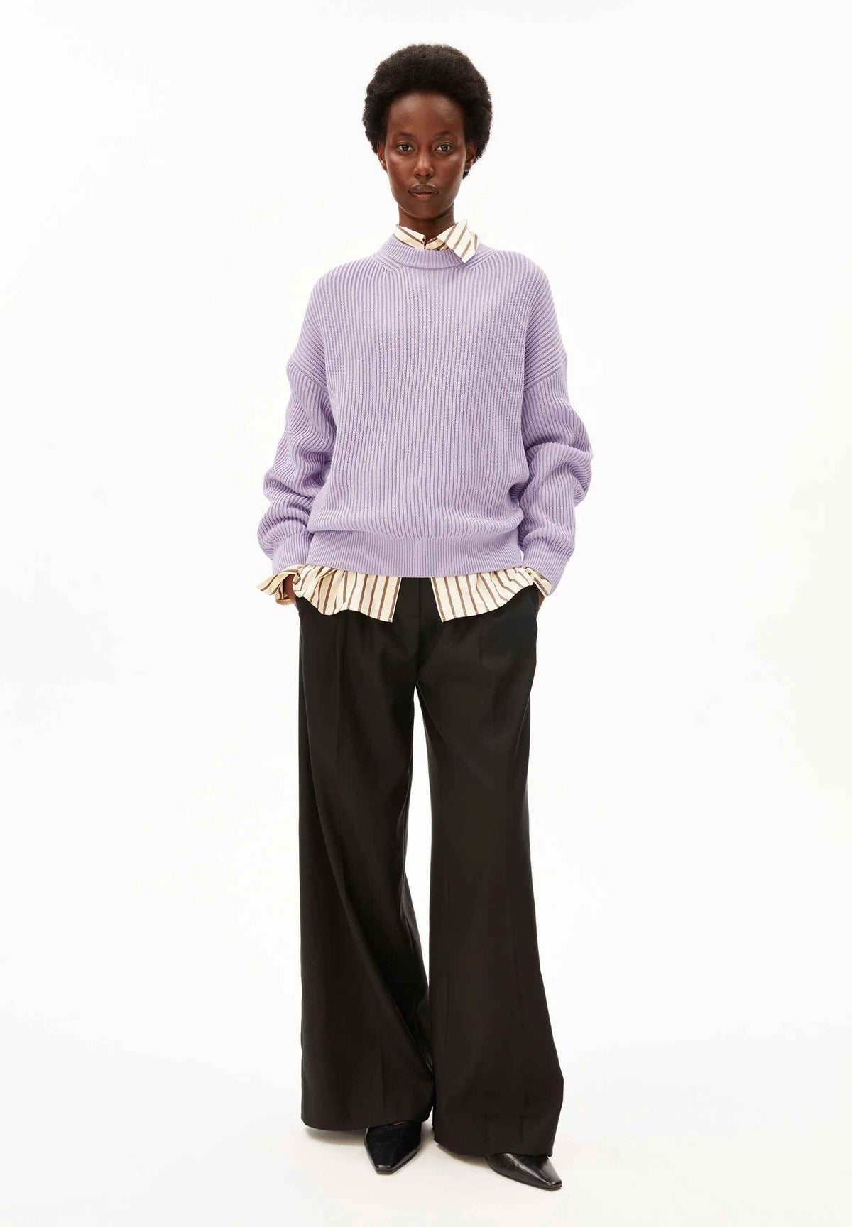VANISÉ RIPP-STRICKPULLOVER