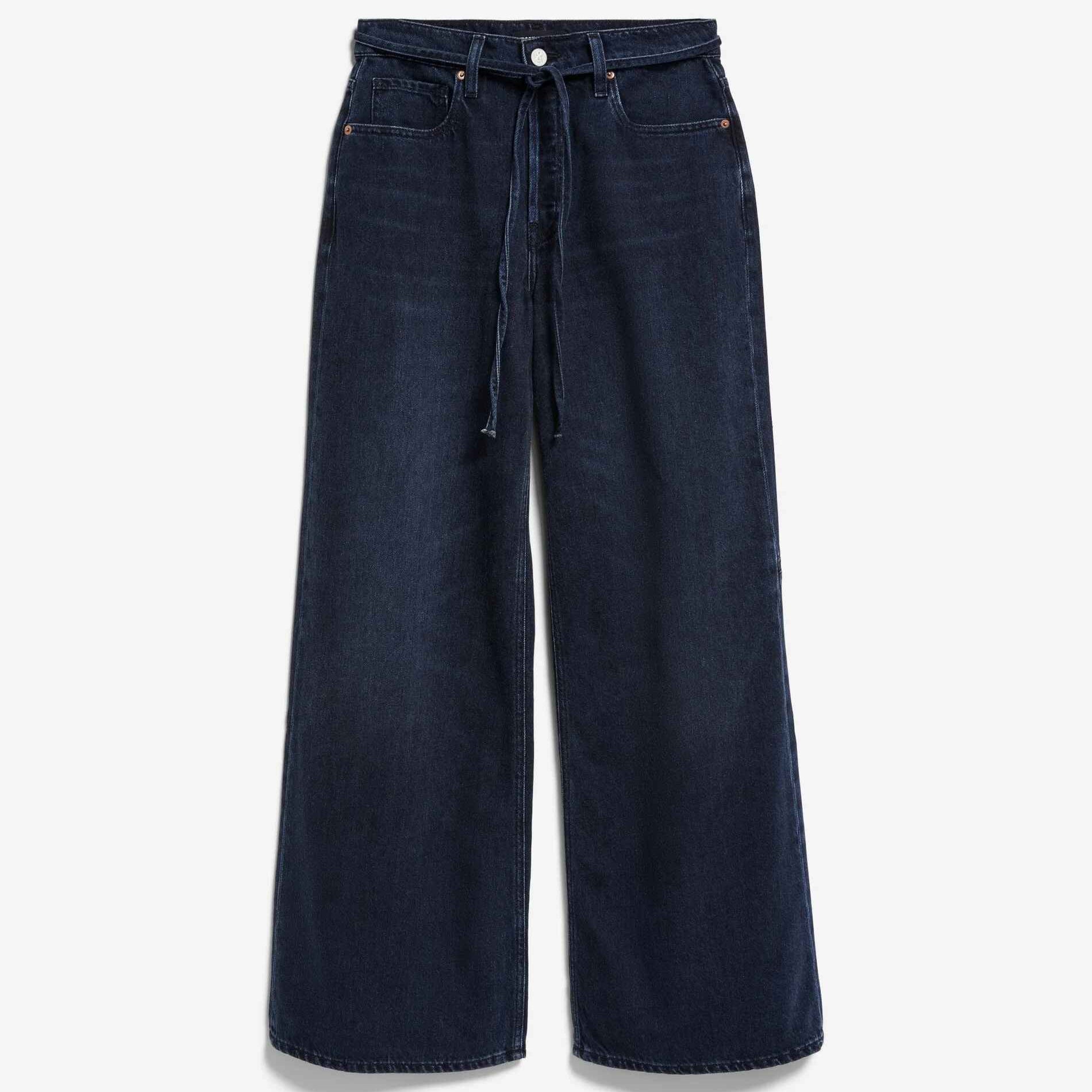 ASTRAEAAS MID WAIST WIDE JEANS