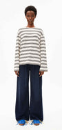 ASTRAEAAS MID WAIST WIDE JEANS