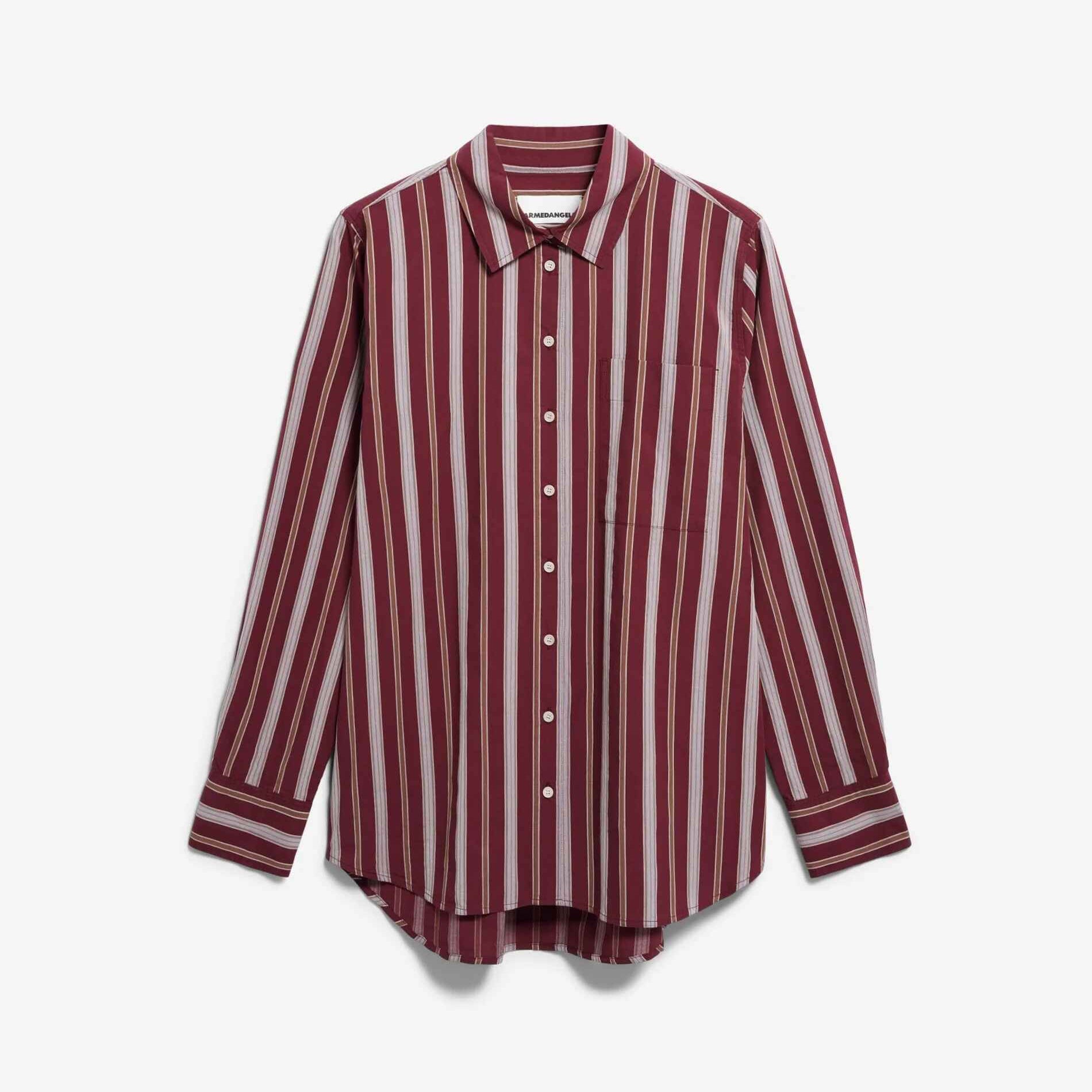 GESTREIFTE WEITE BLUSE