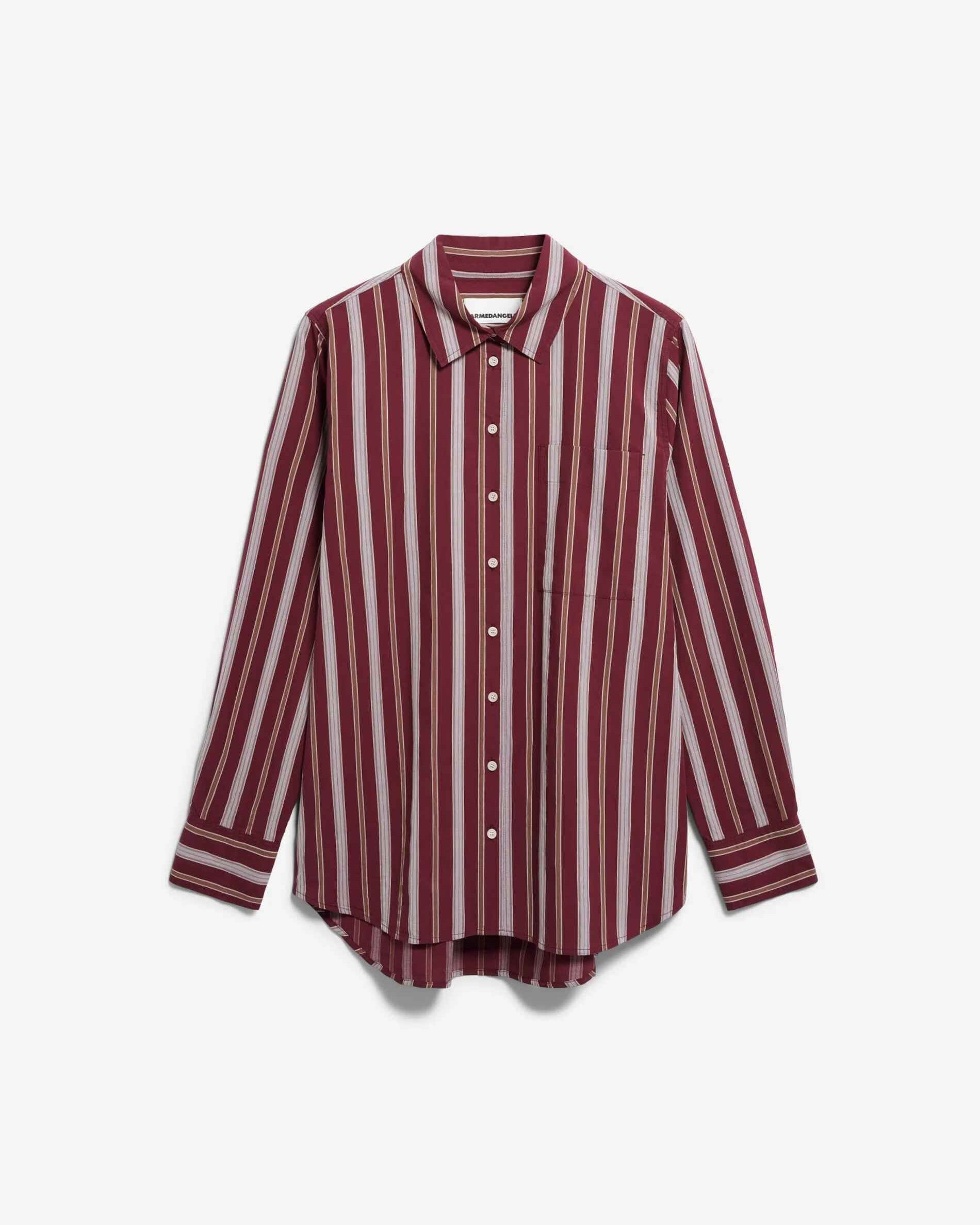 GESTREIFTE WEITE BLUSE