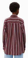 GESTREIFTE WEITE BLUSE