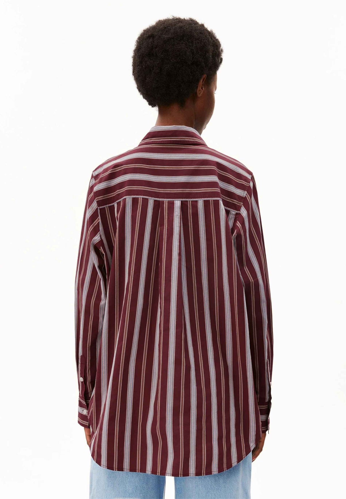GESTREIFTE WEITE BLUSE
