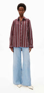 GESTREIFTE WEITE BLUSE