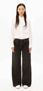 ASTRAEAAS MID WAIST WIDE JEANS