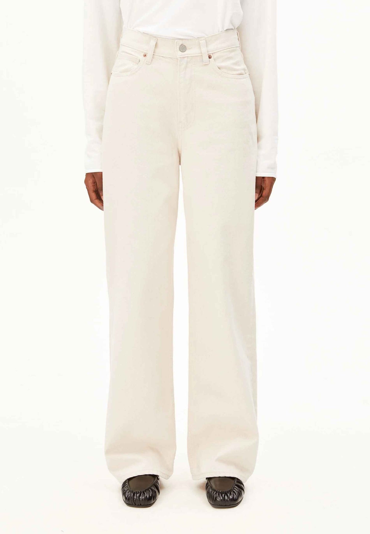 ENIJAA HIGH WAIST WIDE JEANS