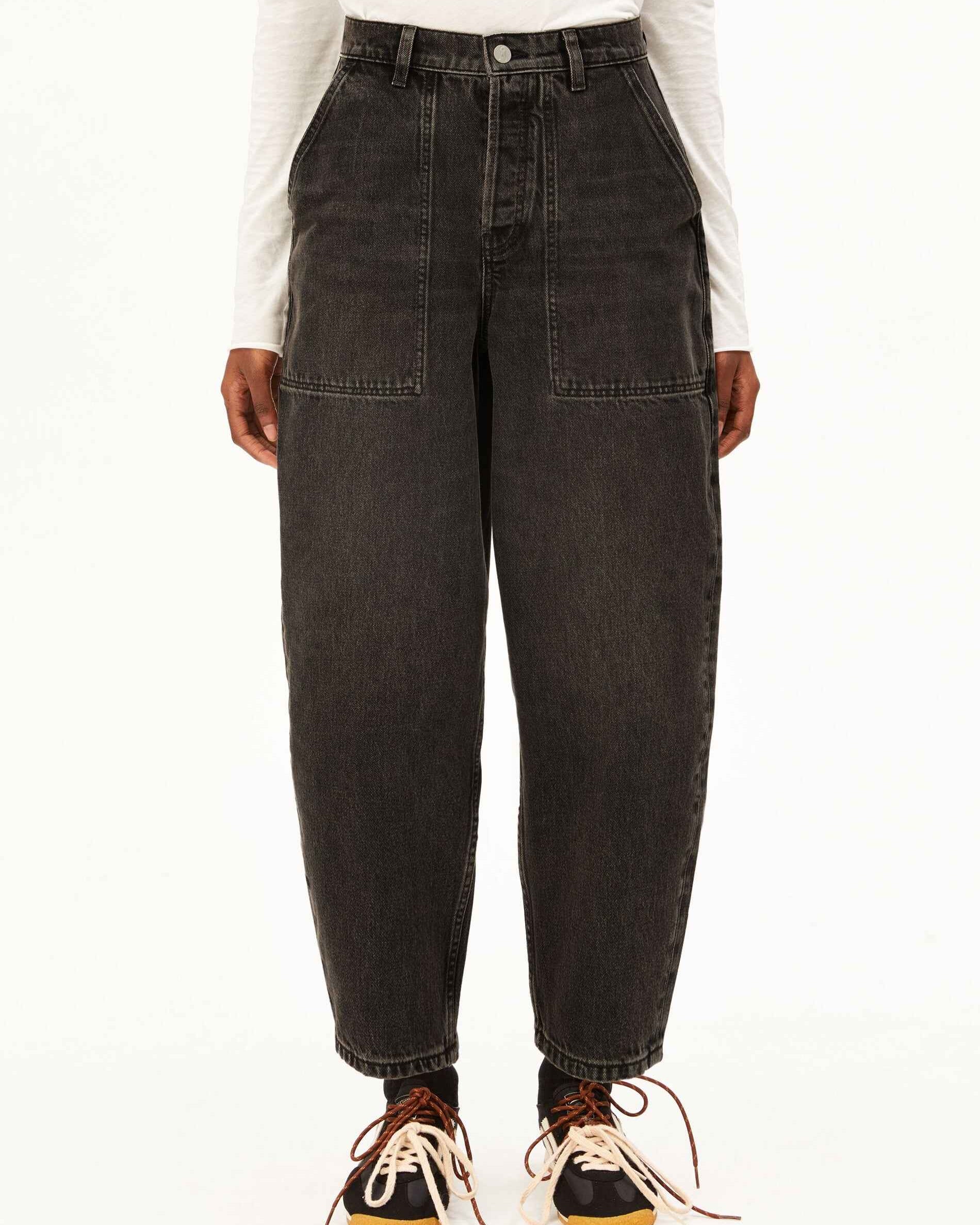 BAARLY HIGH WORKER BARREL JEANS