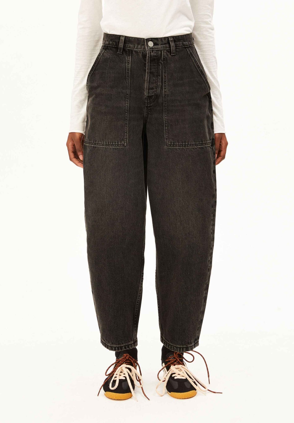 BAARLY HIGH WORKER BARREL JEANS