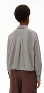 KARIERTE BLUSE MIT KORDELZUG