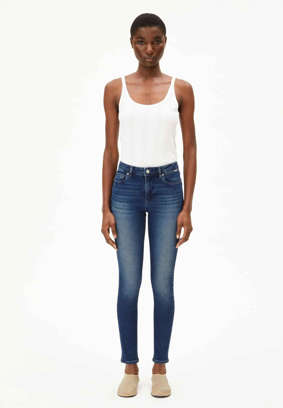 TILLAA MID WAIST SKINNY JEANS