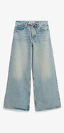 ASTRAEAAS MID WAIST WIDE JEANS
