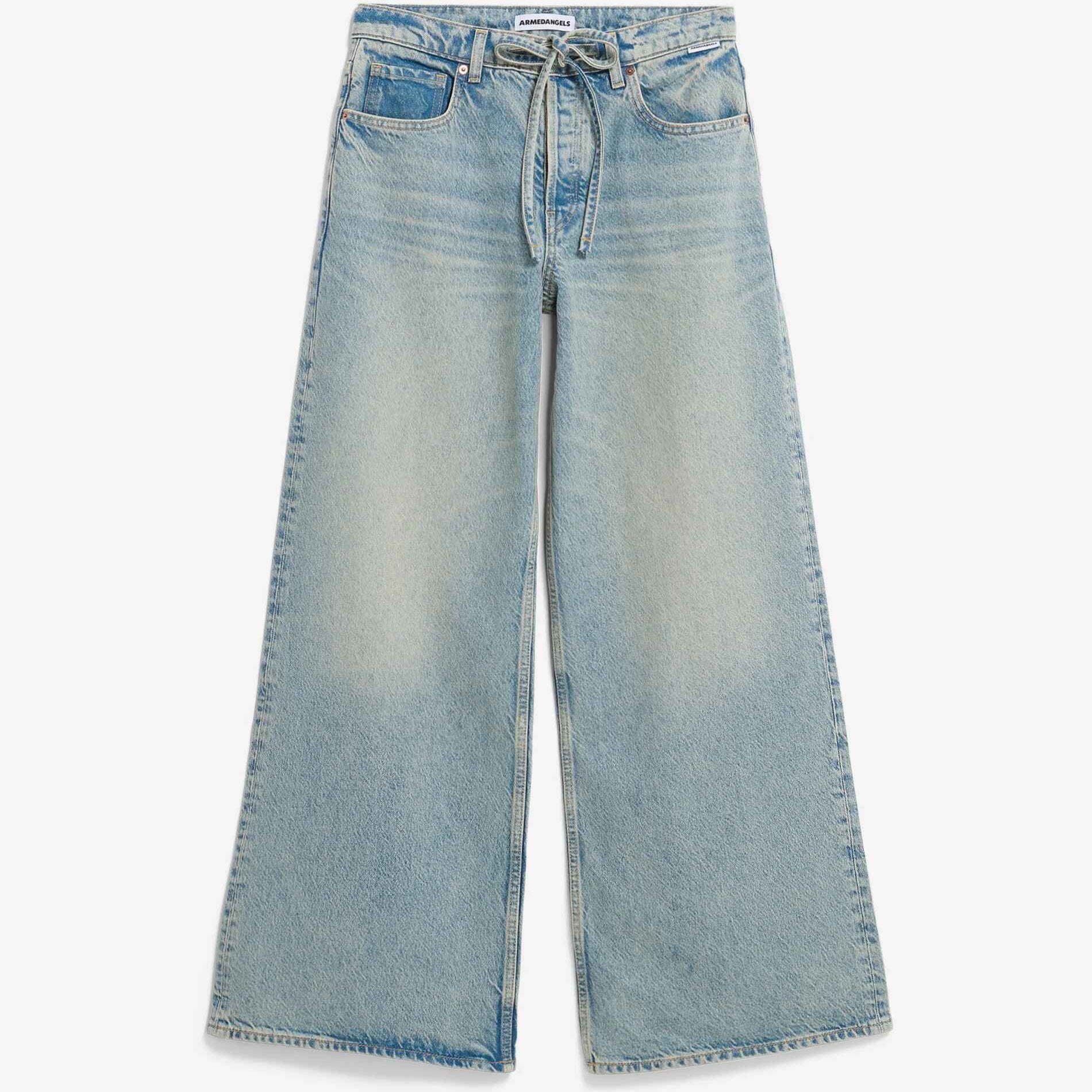 ASTRAEAAS MID WAIST WIDE JEANS