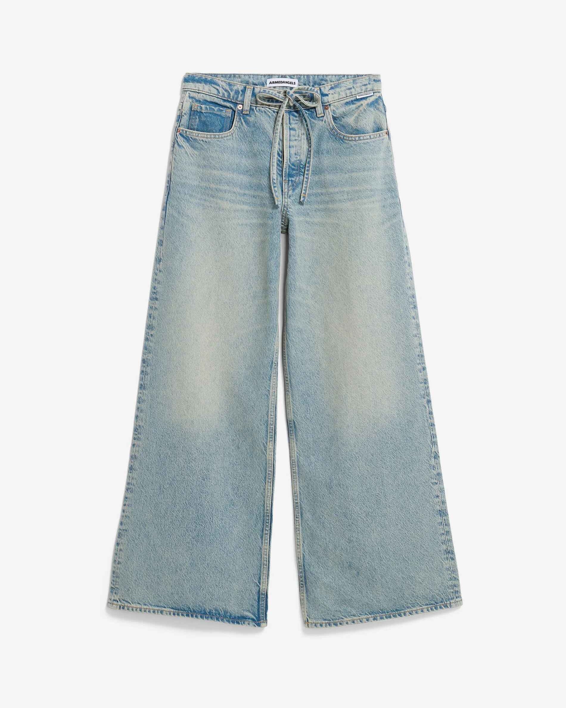 ASTRAEAAS MID WAIST WIDE JEANS