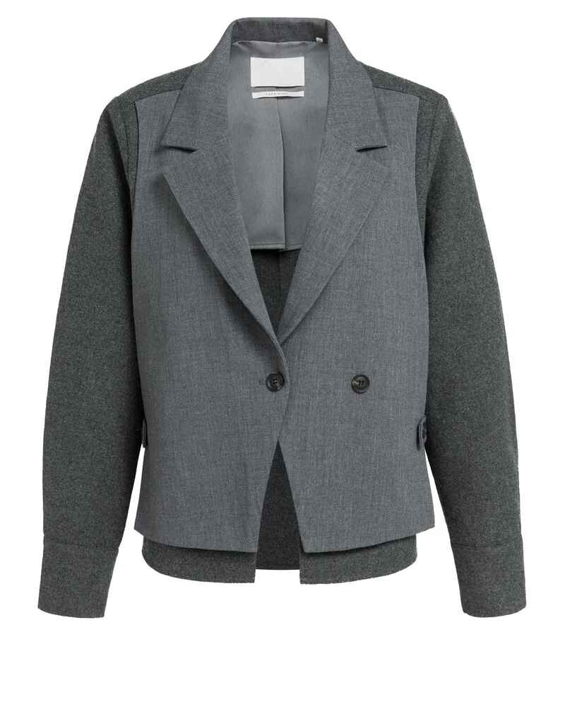 Blazer mit Kontraststoff