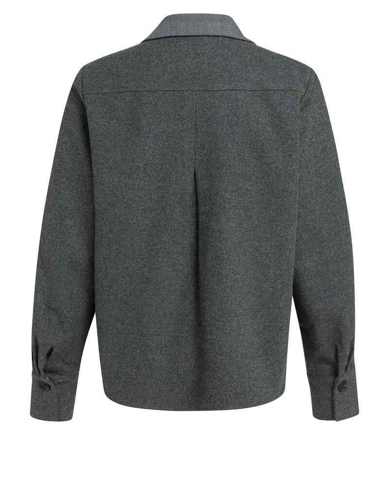 Blazer mit Kontraststoff