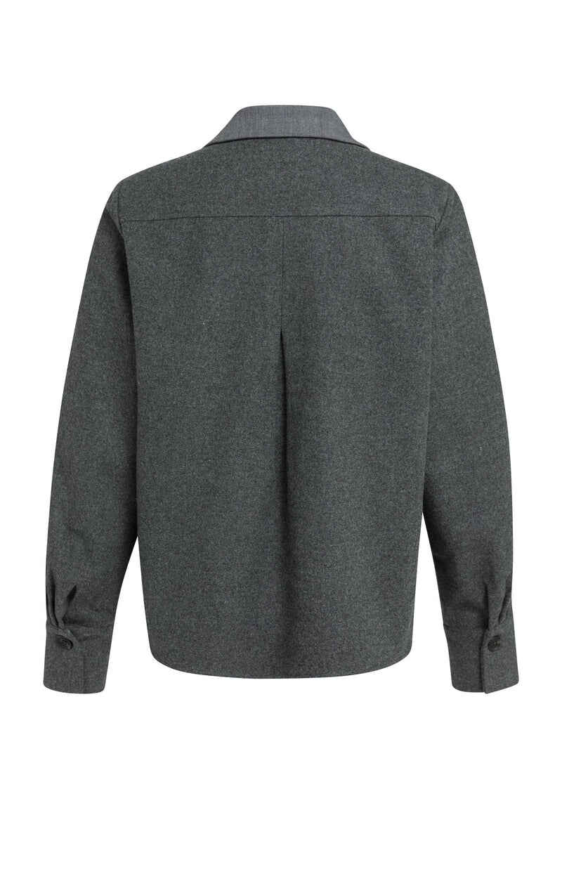 Blazer mit Kontraststoff