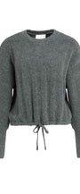 Pullover mit Fledermausärmeln und Kordelzug am Saum