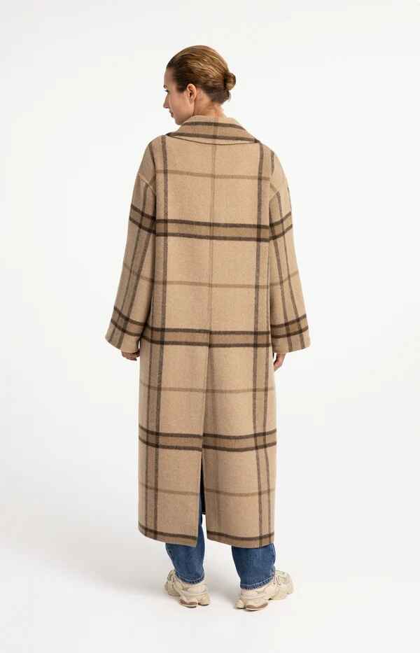 Oversize-Mantel aus Wollmischung