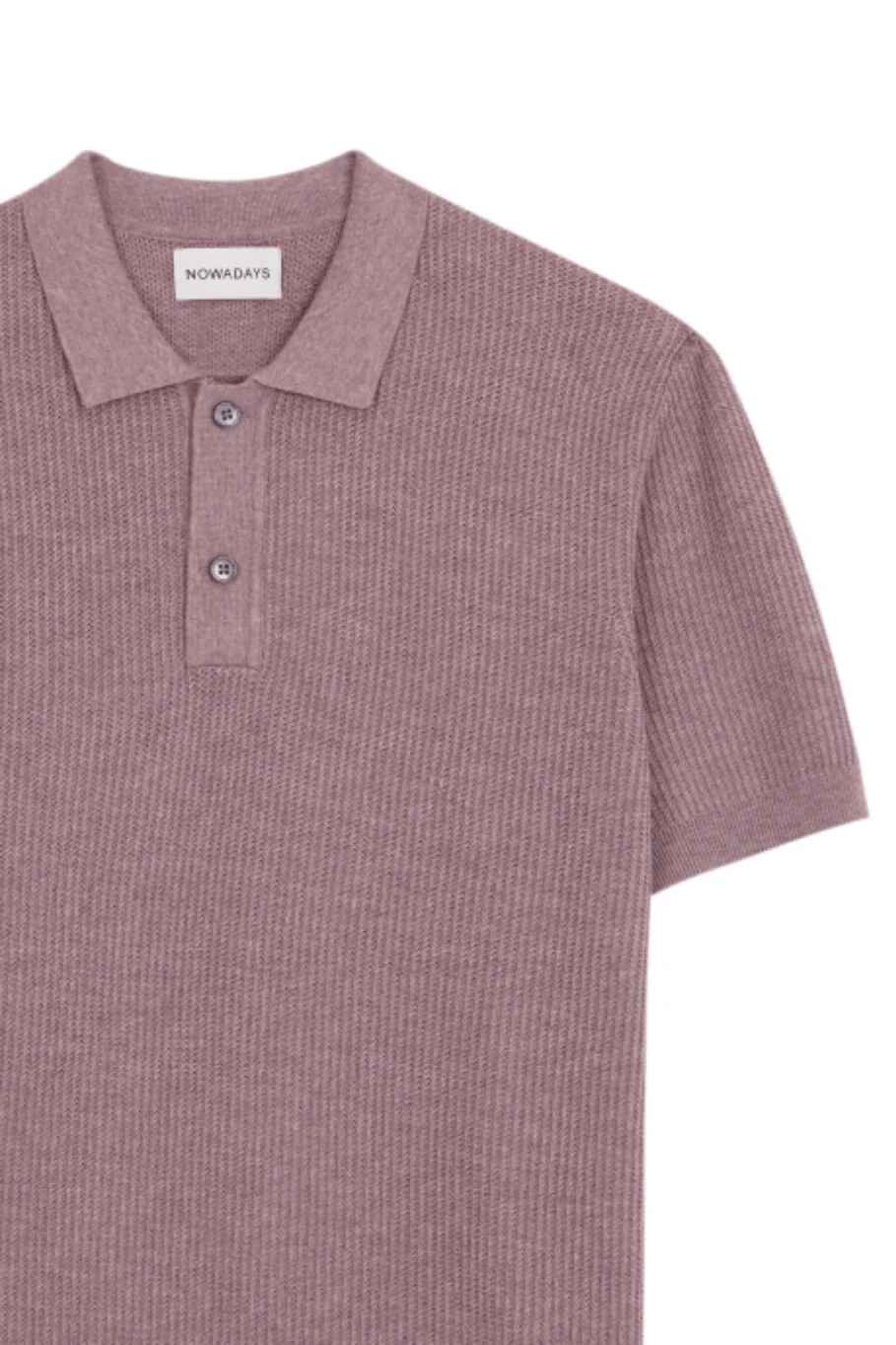 Strick-Poloshirt