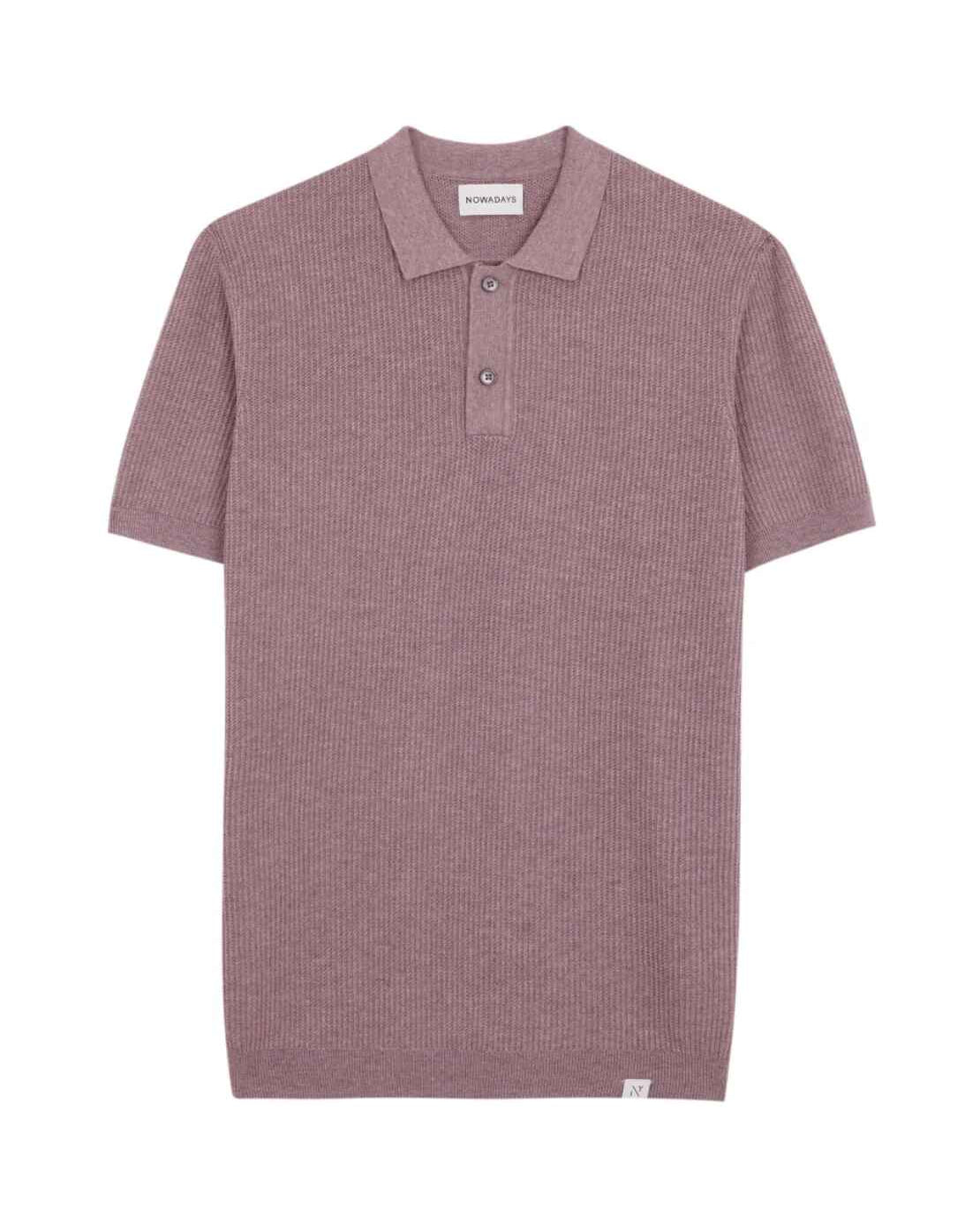 Strick-Poloshirt