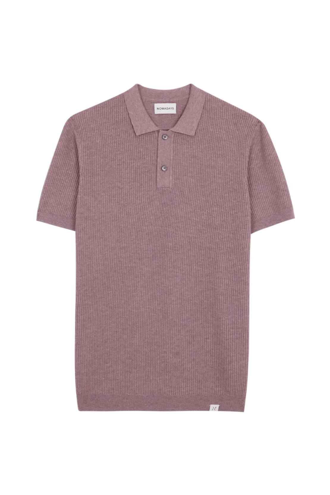 Strick-Poloshirt