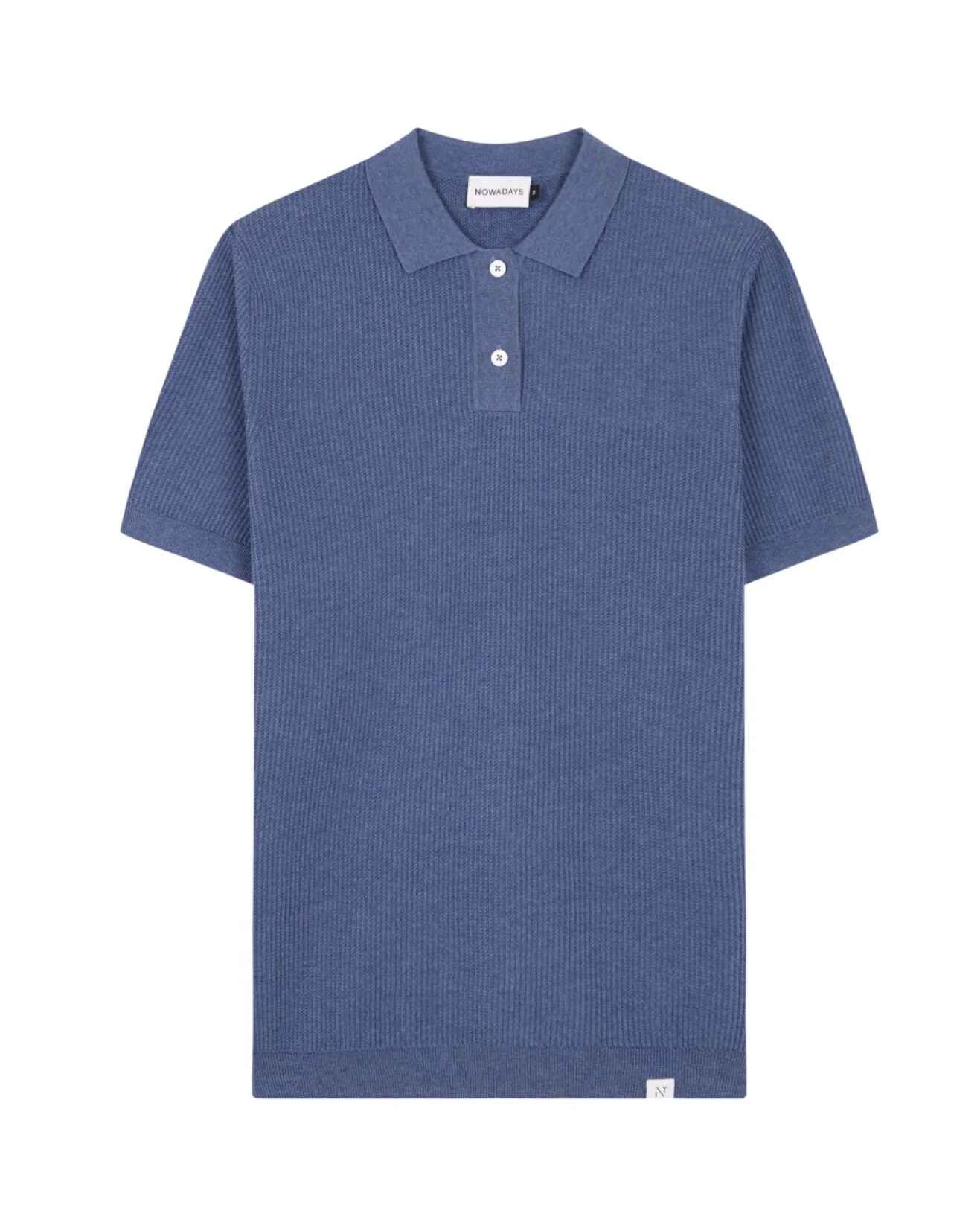 Strick-Poloshirt