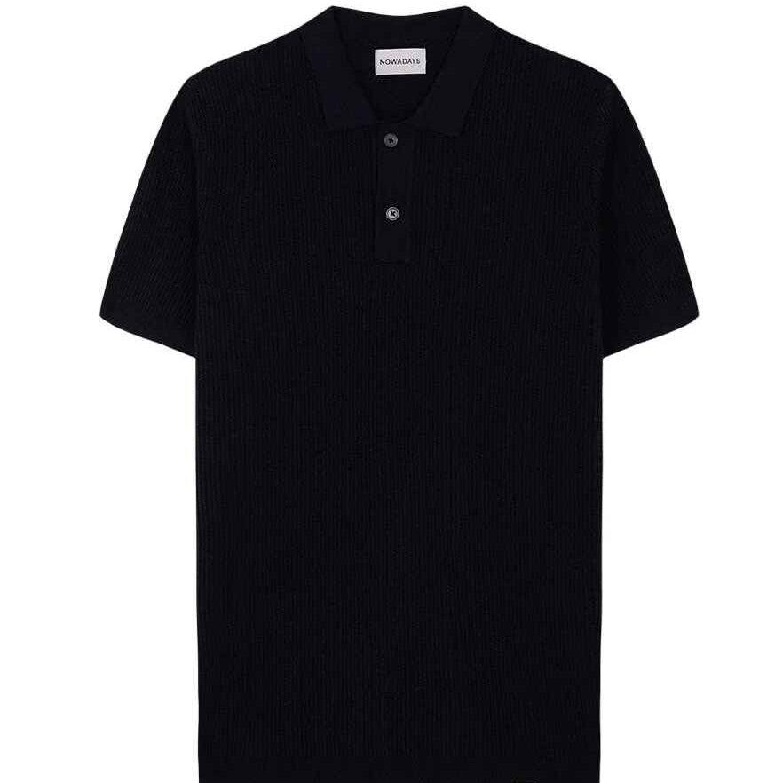 Strick-Poloshirt