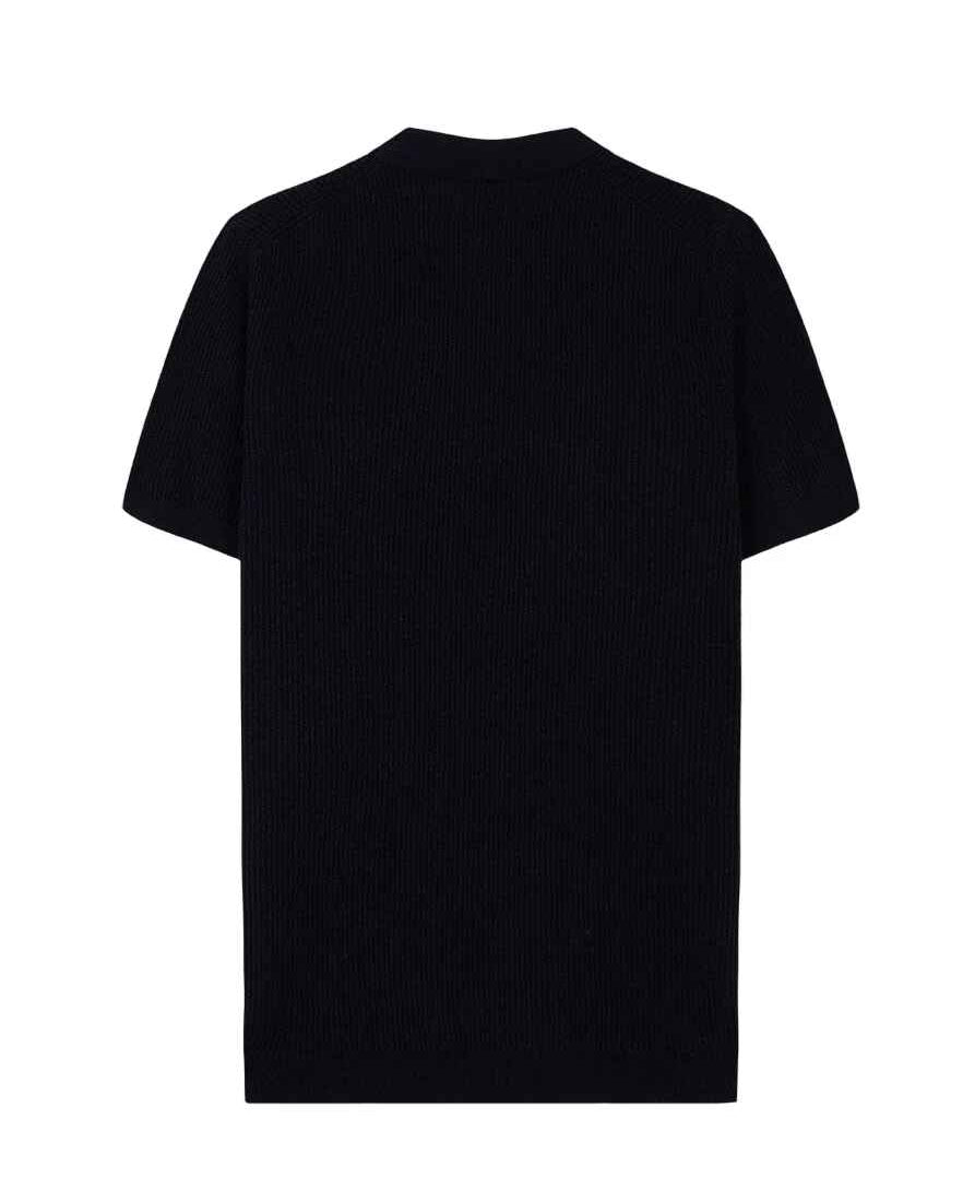 Strick-Poloshirt
