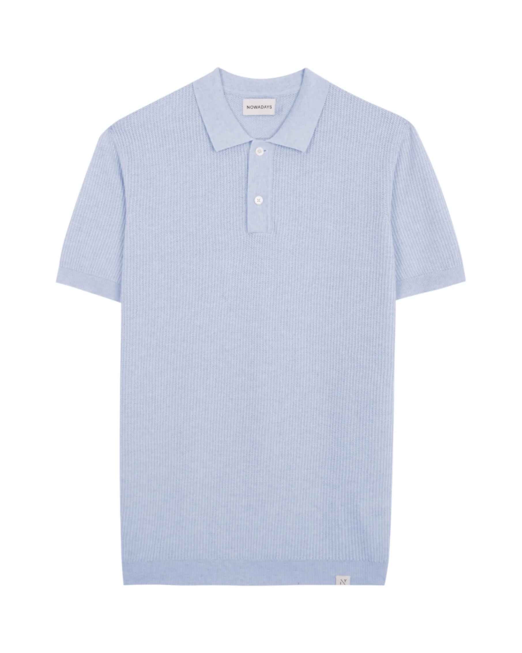 Strick-Poloshirt