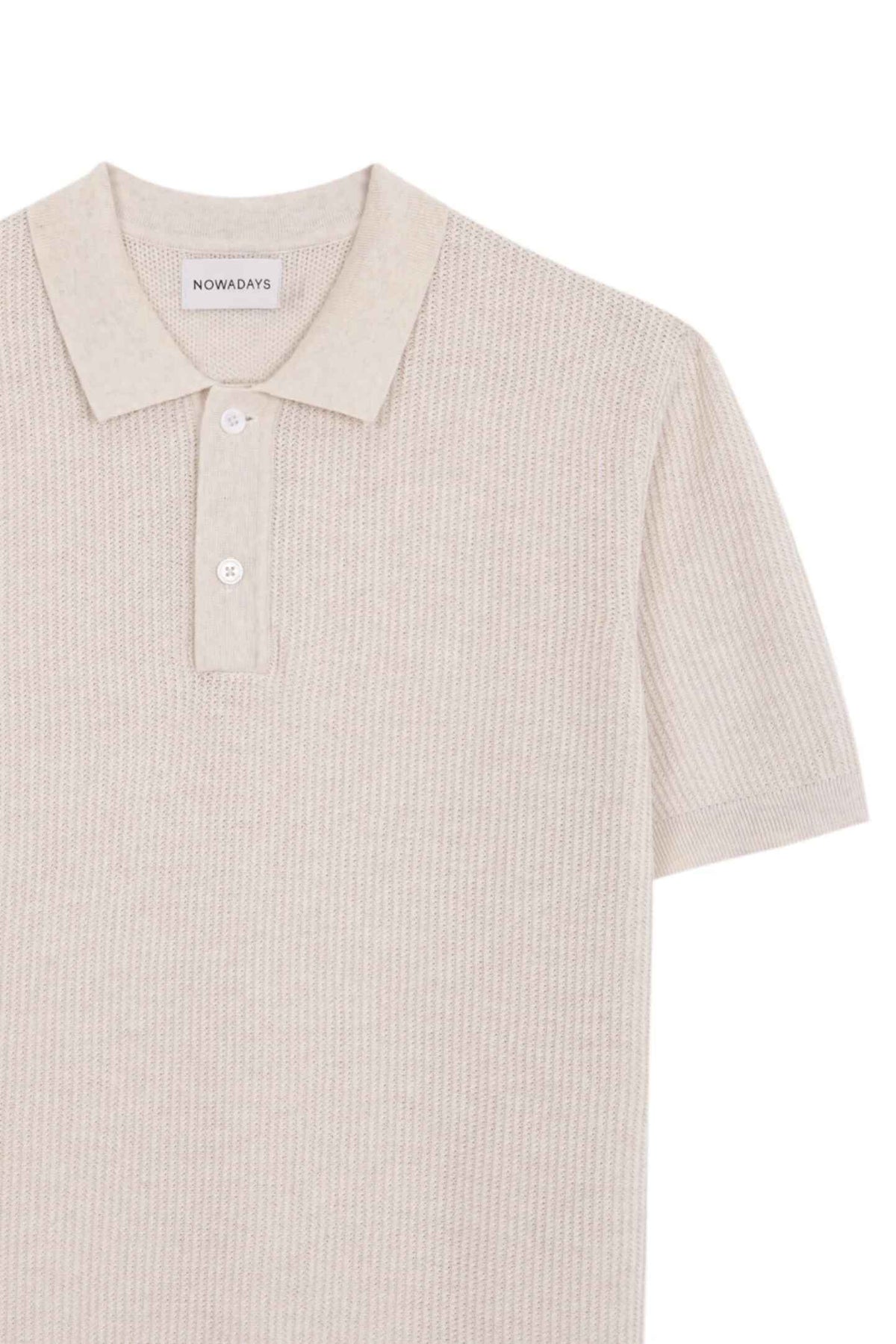 Strick-Poloshirt