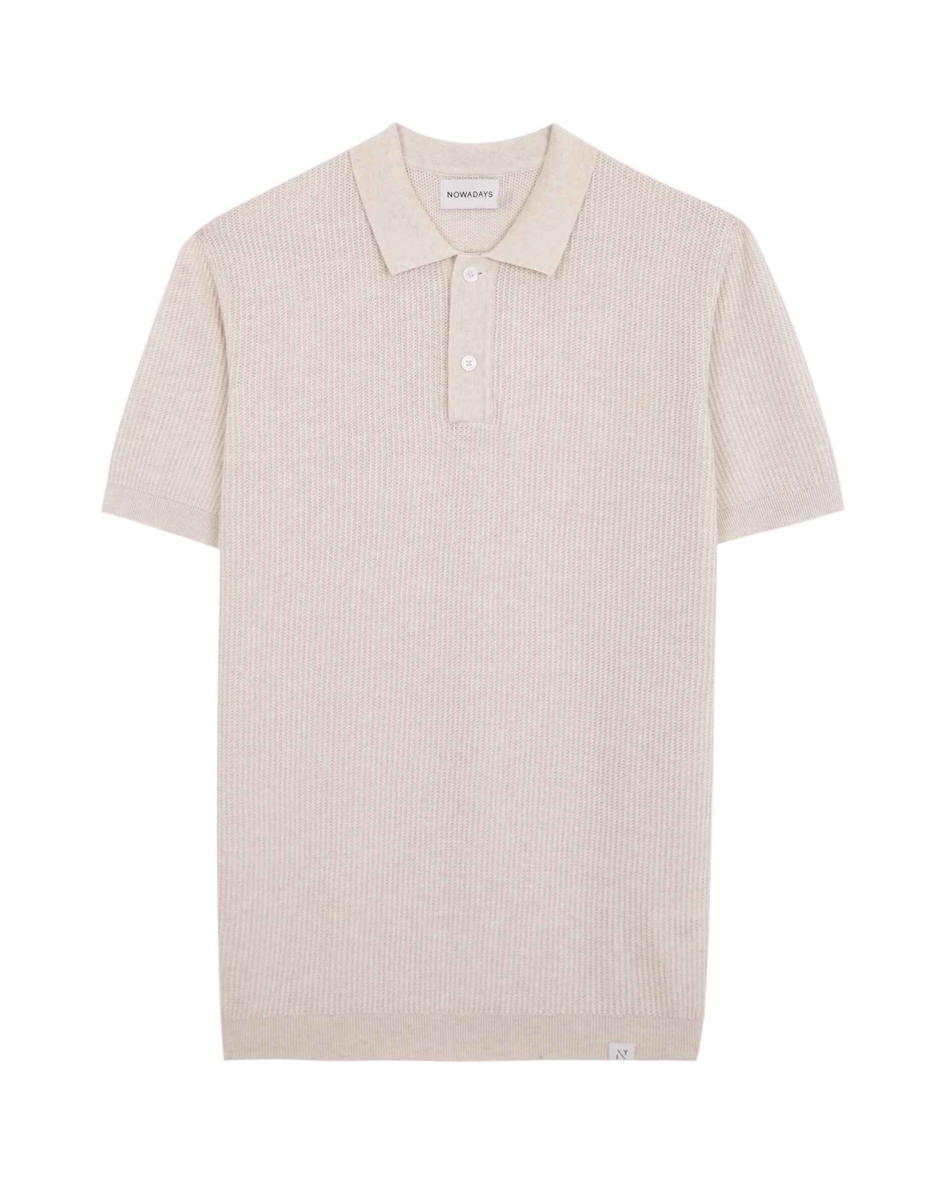 Strick-Poloshirt
