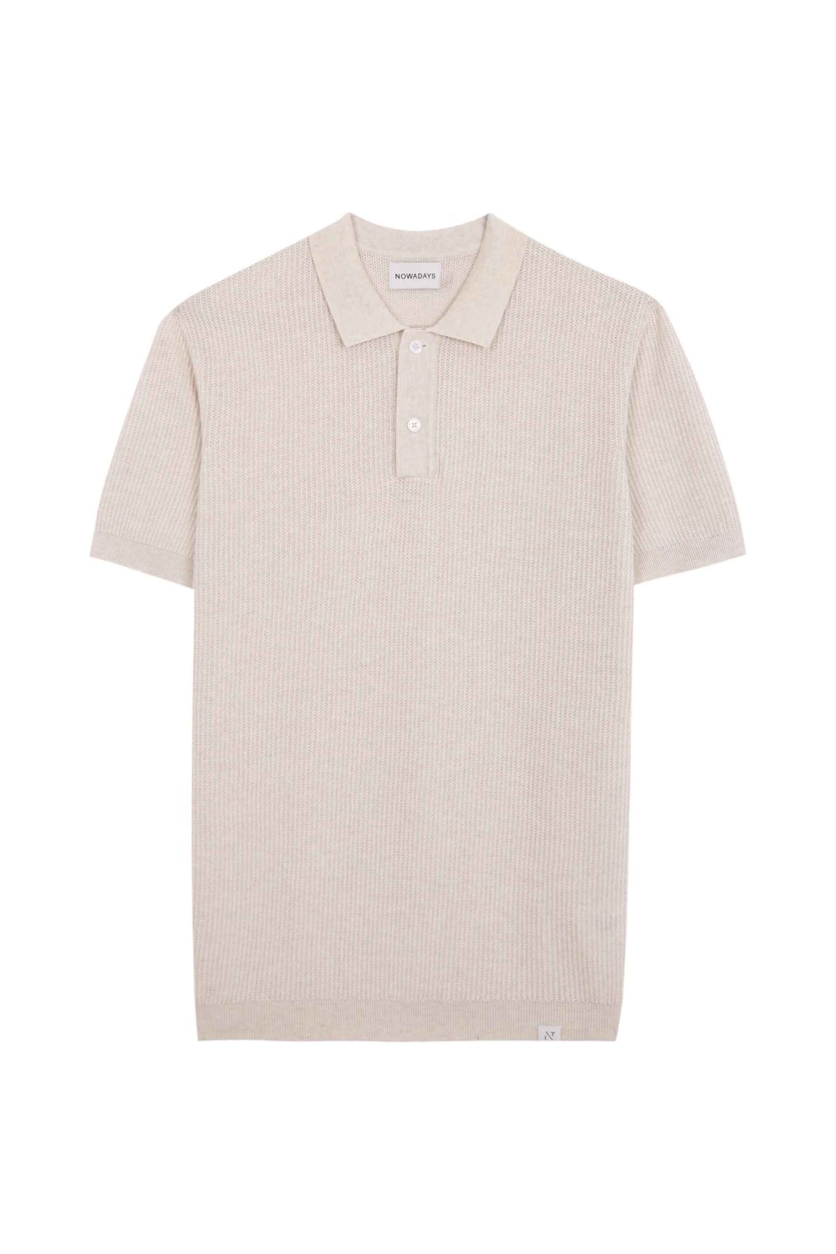 Strick-Poloshirt