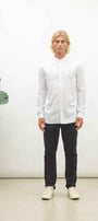 oxford melange shirt, bright white M