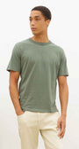 peached t-shirt, duck green M